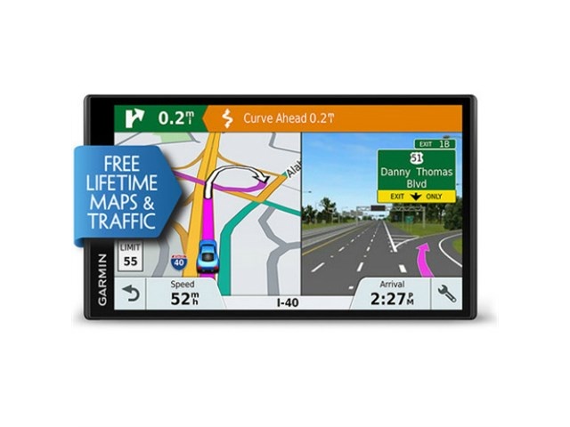 Garmin DriveSmart 61 LMT-S, 6.95 GPS Navigator, Free Map & Traffic Updates