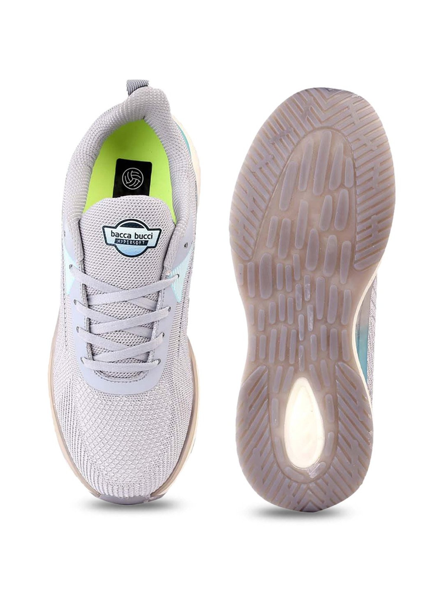 Bacca Bucci Men's HYPERSOFT SERIES Grey Running Shoes