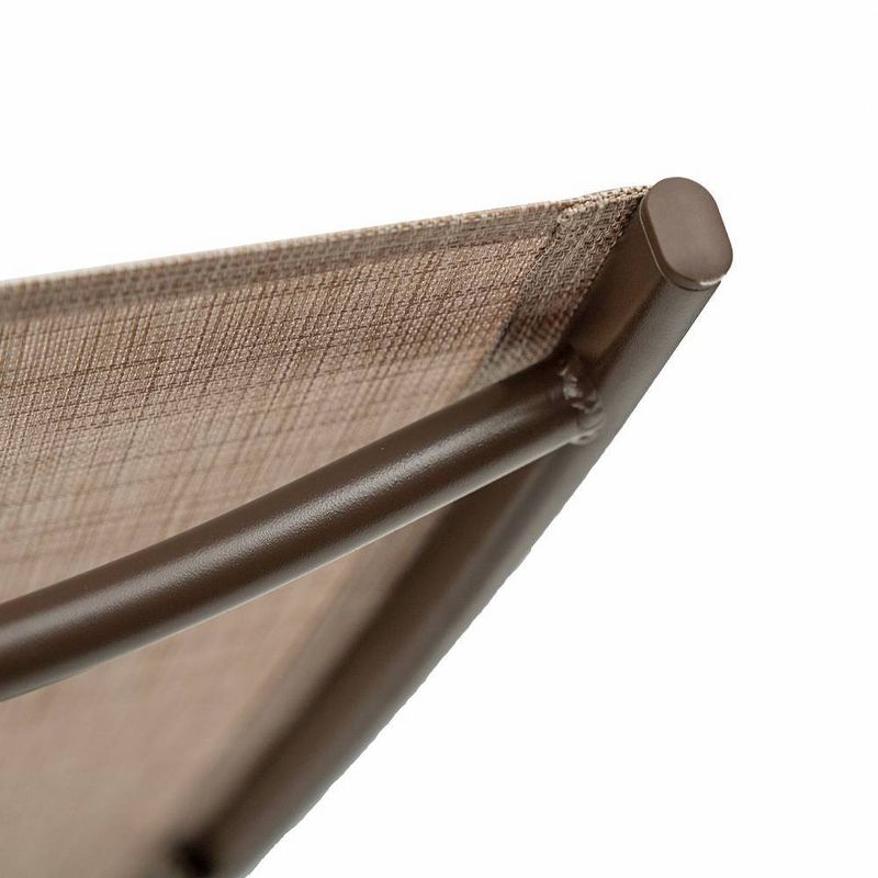 3pc Outdoor Adjustable Chaise Lounge Chairs & Table - Beige - Crestlive Products