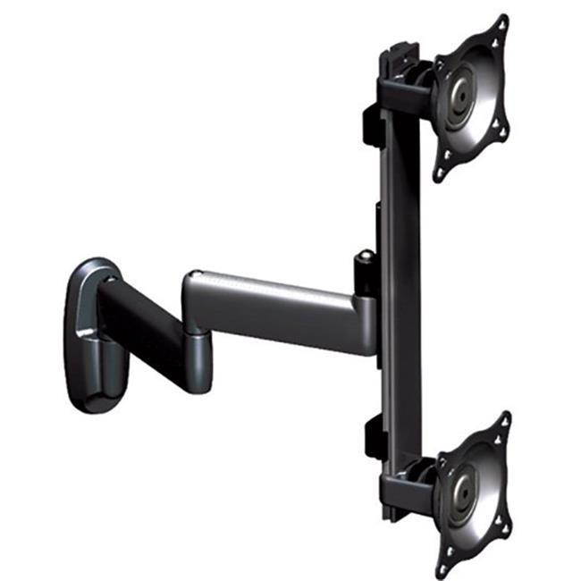 Chief KWD230B-Dual Arm Wall Mount, Vertical Dual Monitor