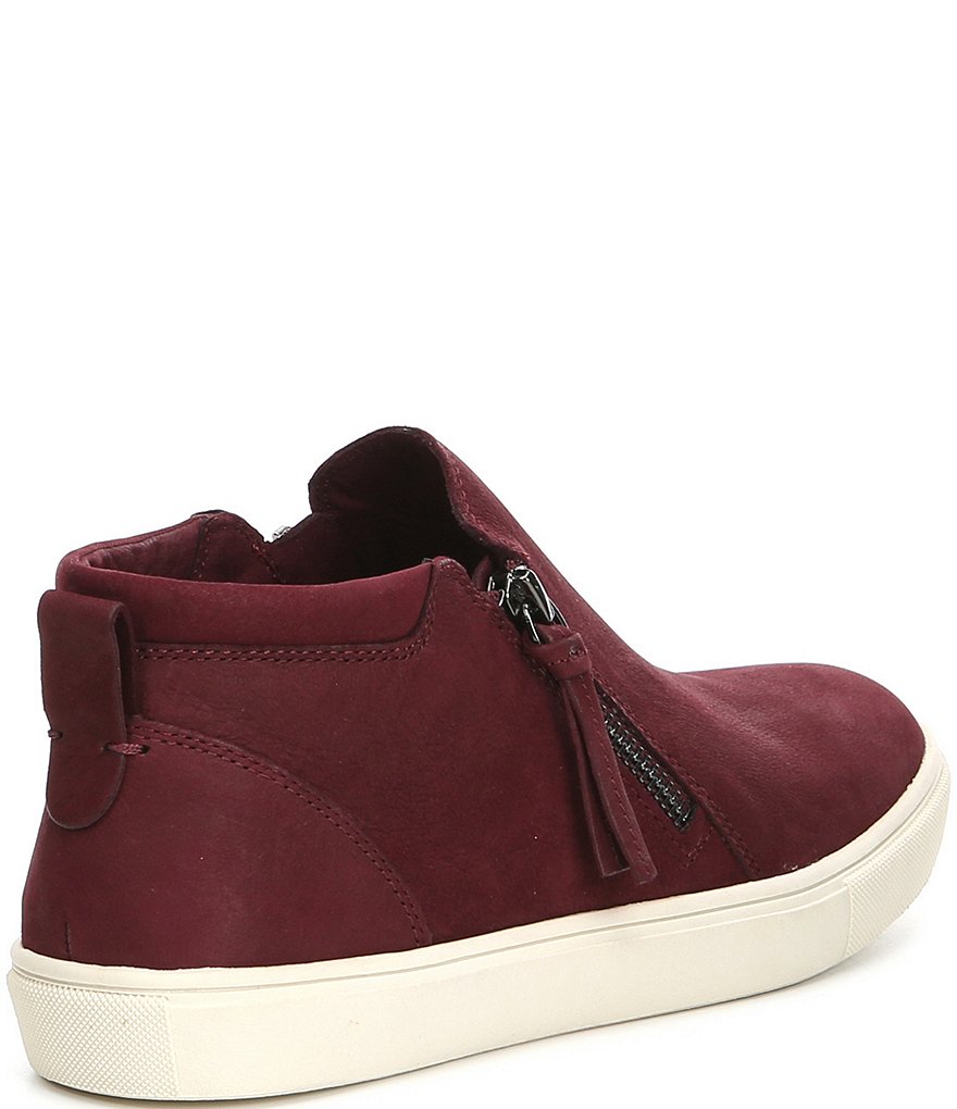 GB Ground-Break Double Zip Leather Sneakers