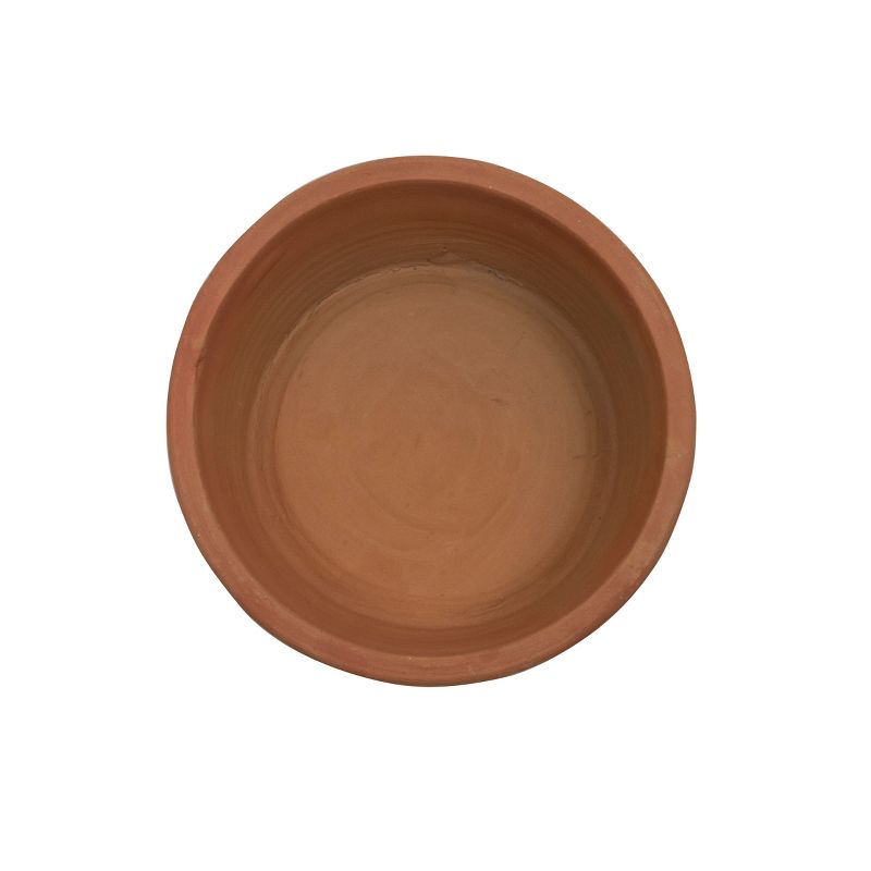 The HC Companies 3 Inch Round Plastic Sprite Decorative Indoor Flower Succulent Planter Pot with Drain Plug Hole, Artisan Taupe