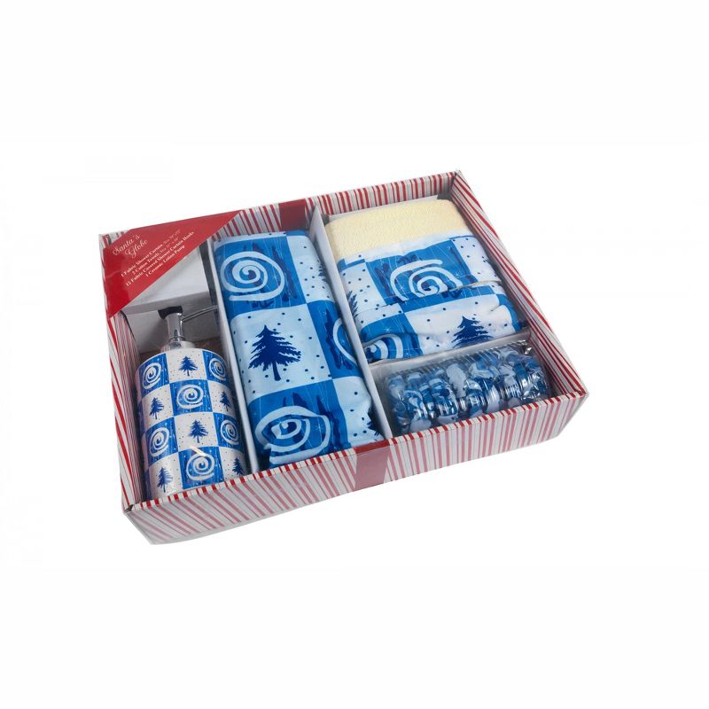 Carnation Home Fashions "Blue Spruce" 16 Piece Bath Set