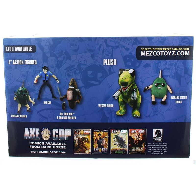 Mezco Toyz Axe Cop Action Figure 2-Pack: Axe Cop and Wexter