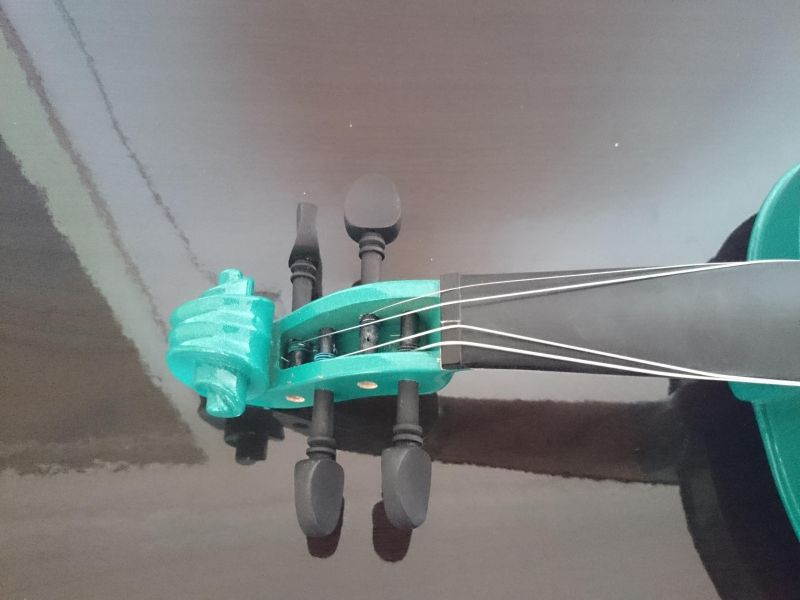 Student Acoustic Violin Full 1/2 Maple Spruce with Case Bow Rosin Green Color