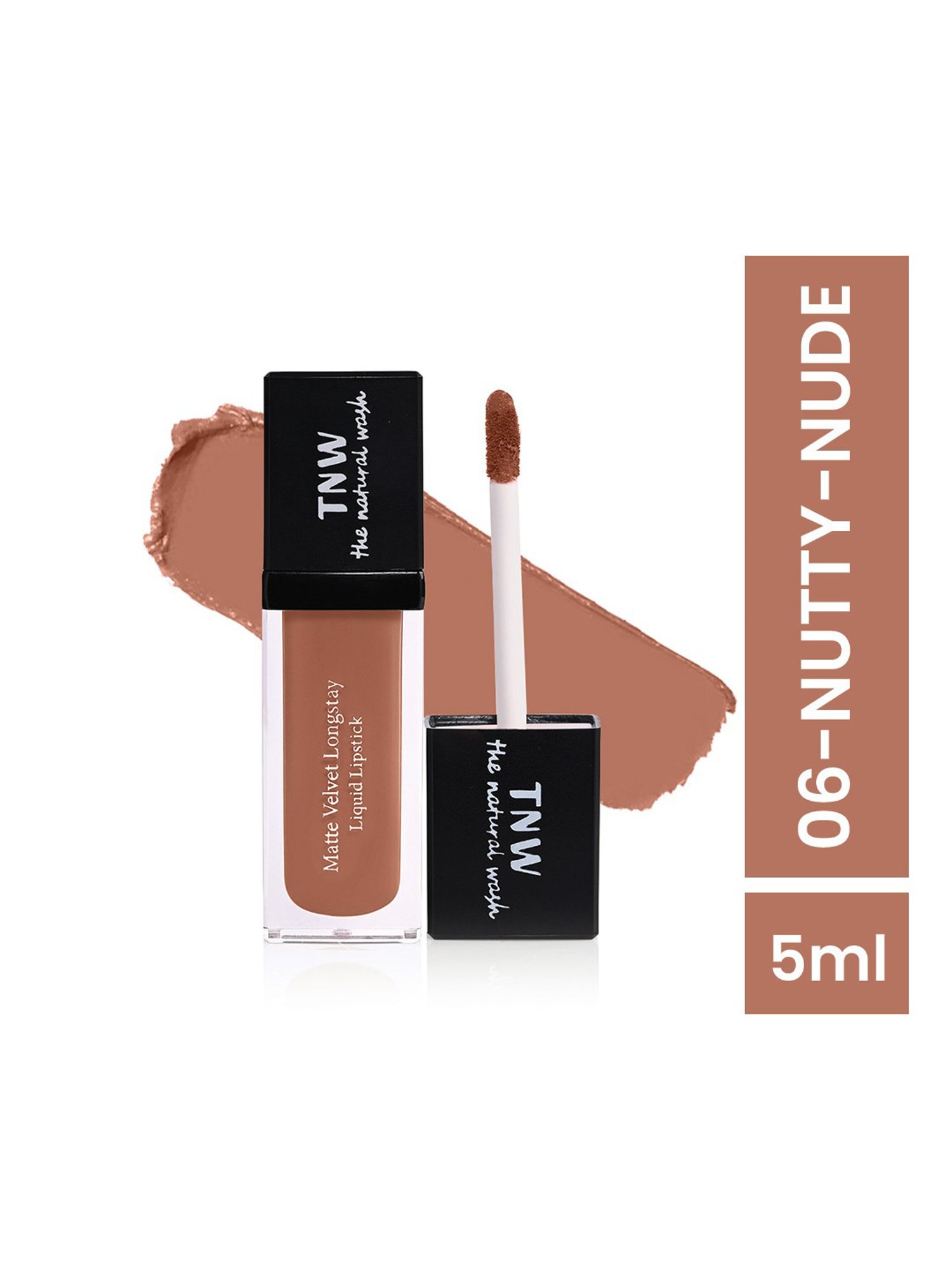 TNW-The Natural Wash Matte Velvet Longstay Liquid Lipstick - Pack of 8