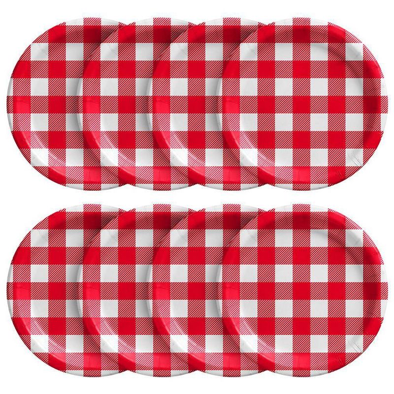 Sparkle and Bash 80-Pack 60th Birthday Disposable Paper Plates 9" Black Party Supplies