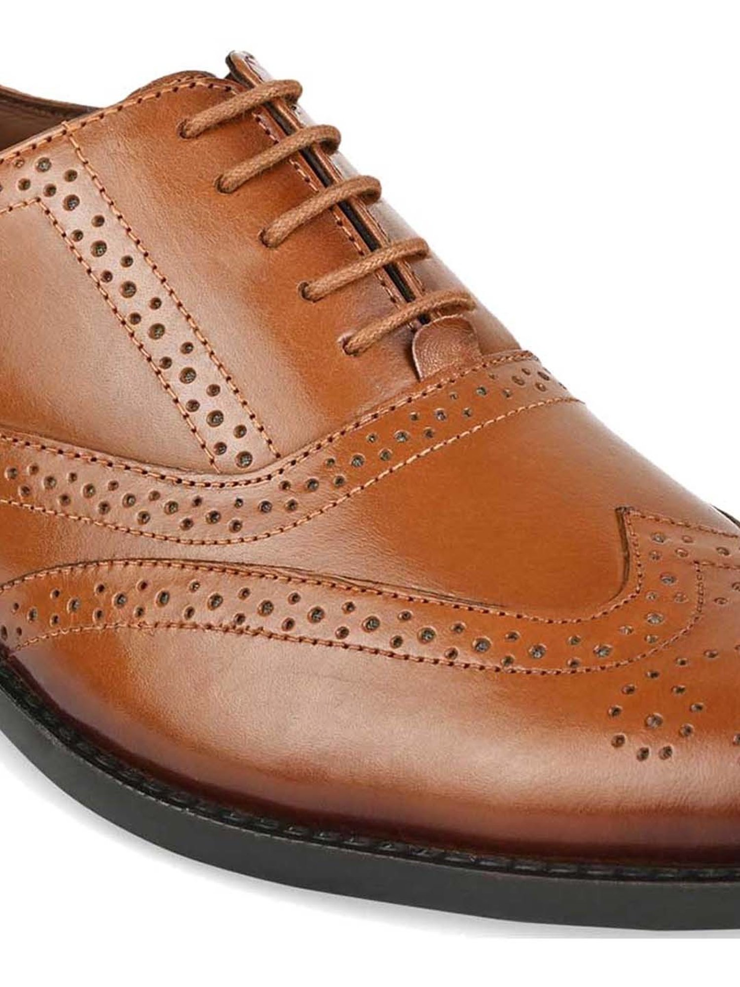 Regal Men's Tan Brogue Shoes