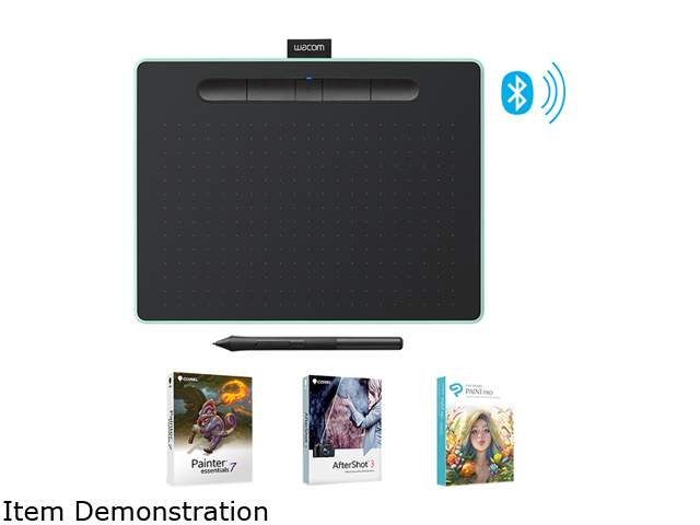 Wacom Intuos Wireless Graphics Drawing Tablet with 3 Bonus Software Included, 10.4" X 7.8", Black (CTL6100WLK0)