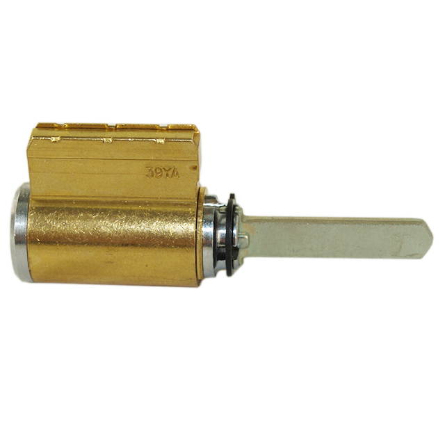 Ilco 15395SX-26D Satin Chrome US26D Solid Brass Replacement Key-In-Knob / Lever Cylinder Lock With Schlage C-K Keyway