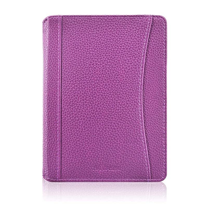 Case Fits All-New Kindle 10th Generation 2019 and 8th Gen 2016 ONLY (NOT FIT Kindle Paperwhite/Kindle Oasis), Folio Smart Leather Cover with Auto Wake Sleep & Front Pocket, Purple