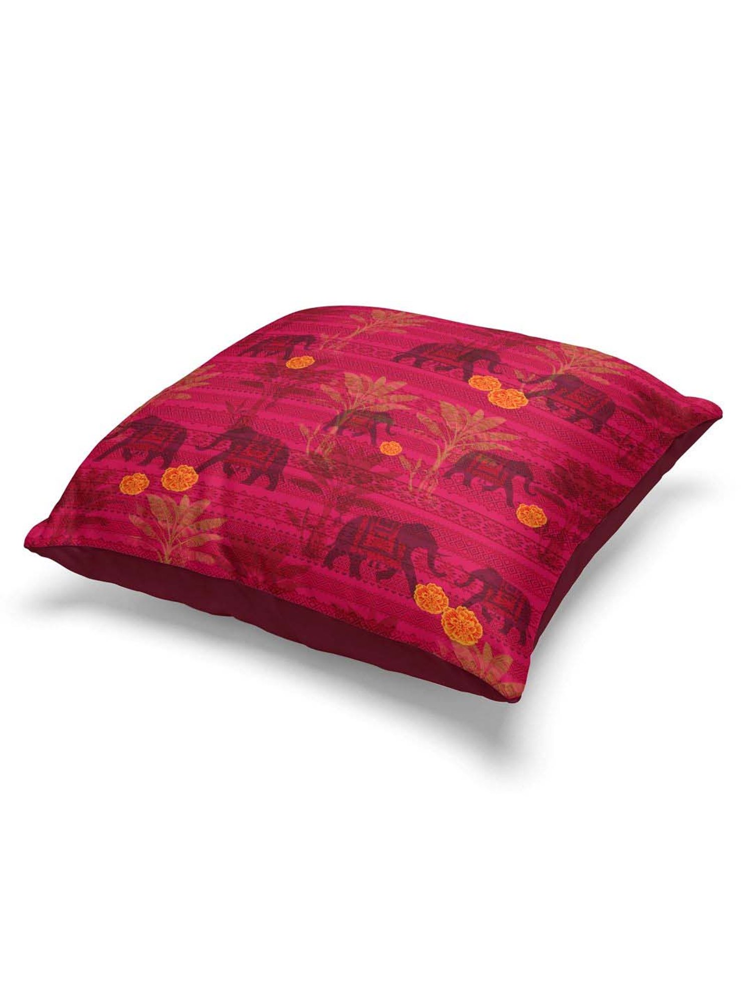 Bianca Ruyal Red Microfibre Medium Cushion Cover - Set of 3