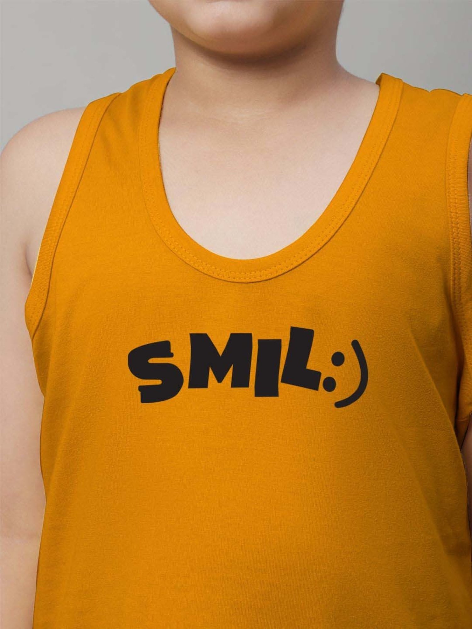 Palm Tree Kids White Printed Vest