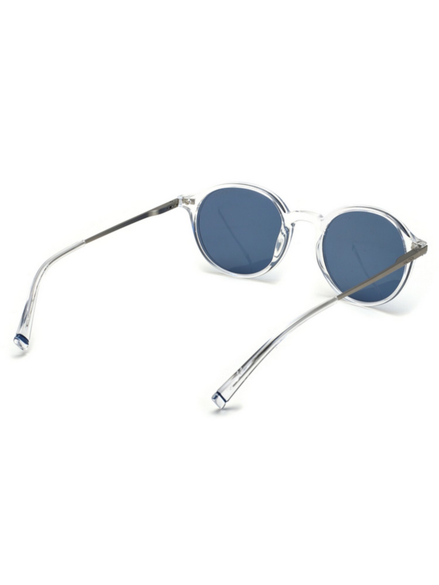 Nautica Blue Round Unisex Sunglasses