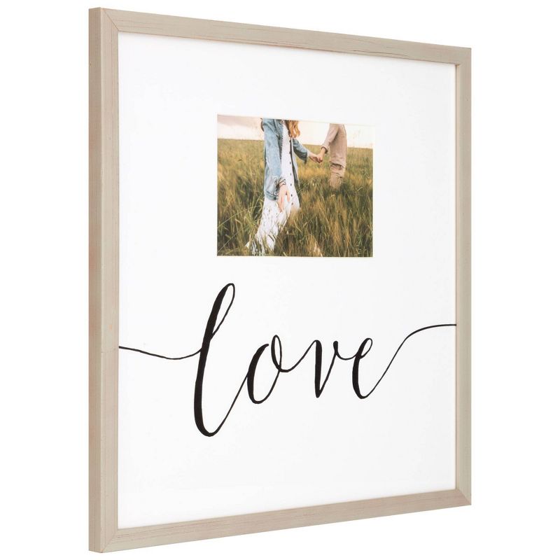 4" x 6" 3pc Love You More Picture Frame Set Rustic Gray - Gallery Solutions