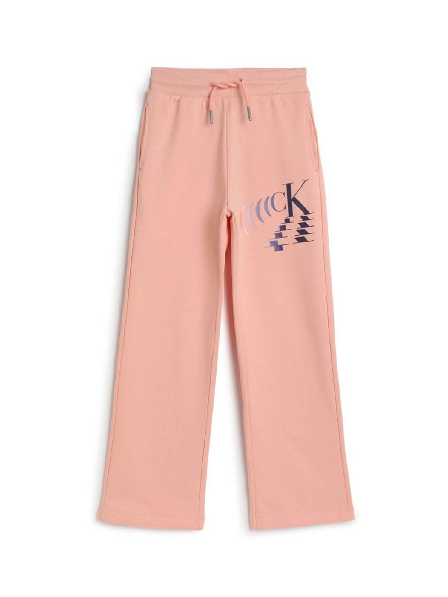 Calvin Klein Jeans Kids Faint Blossom Logo Regular Fit Trackpants