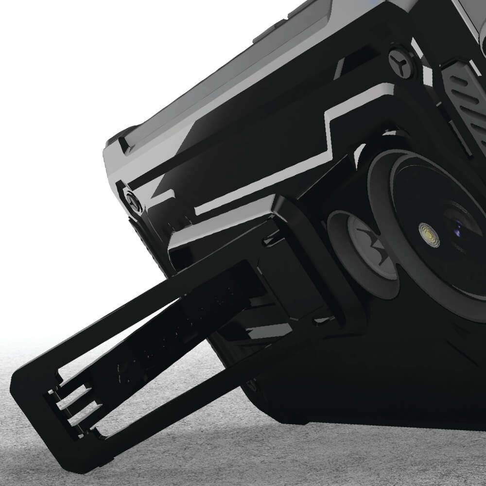 Moshi Vitros Clear Case for iPhone 11 - For Apple iPhone 11 Smartphone - Clear, Raven Black - High Gloss