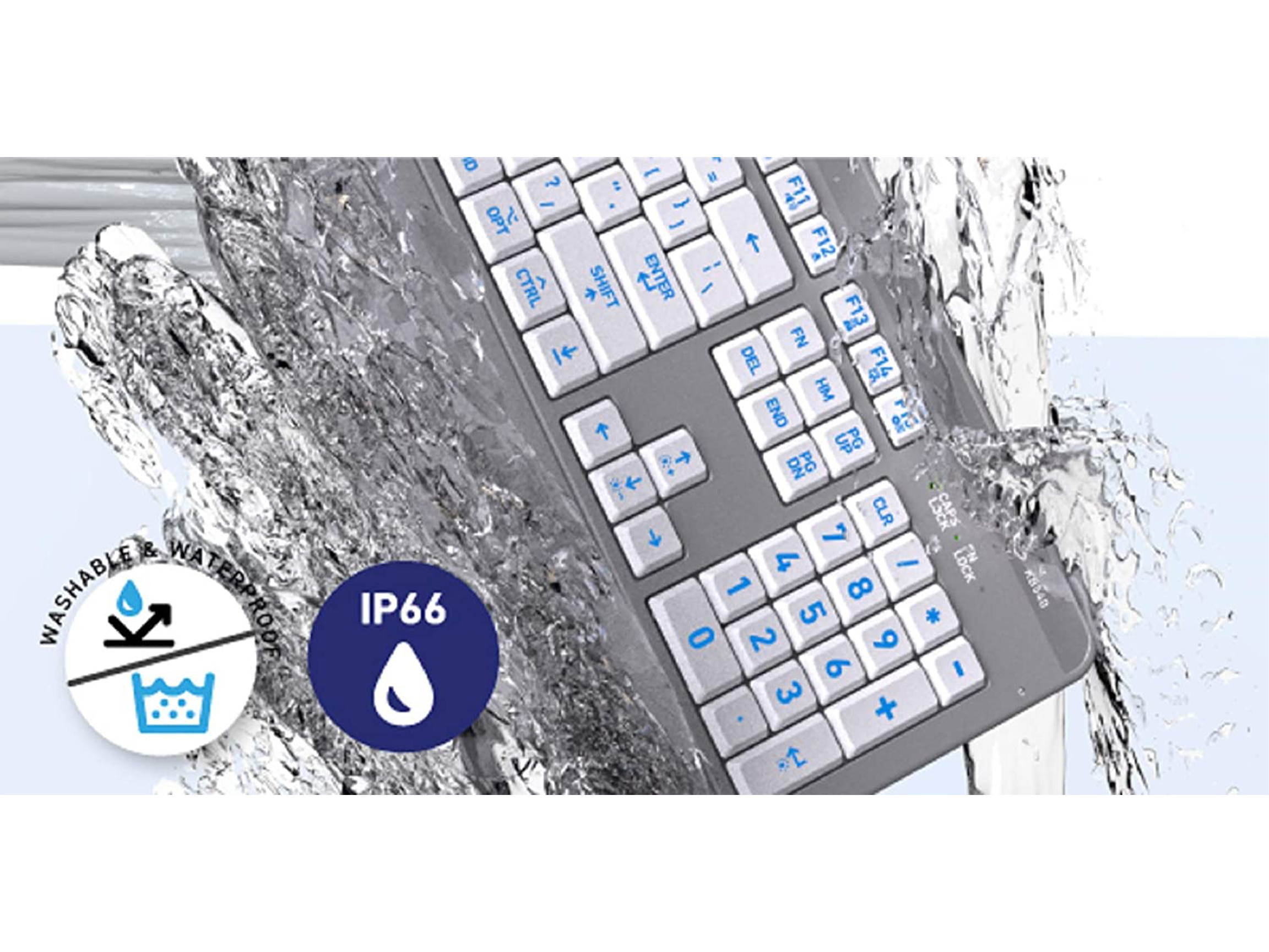 AzIO KB540 Antimicrobial Keyboard (Mac)