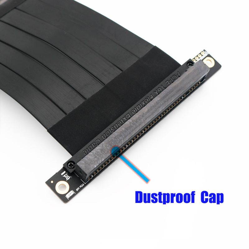 High Quality 90&deg; PCI-e  PCI Express 16X Extension cable with Gold-plated connector