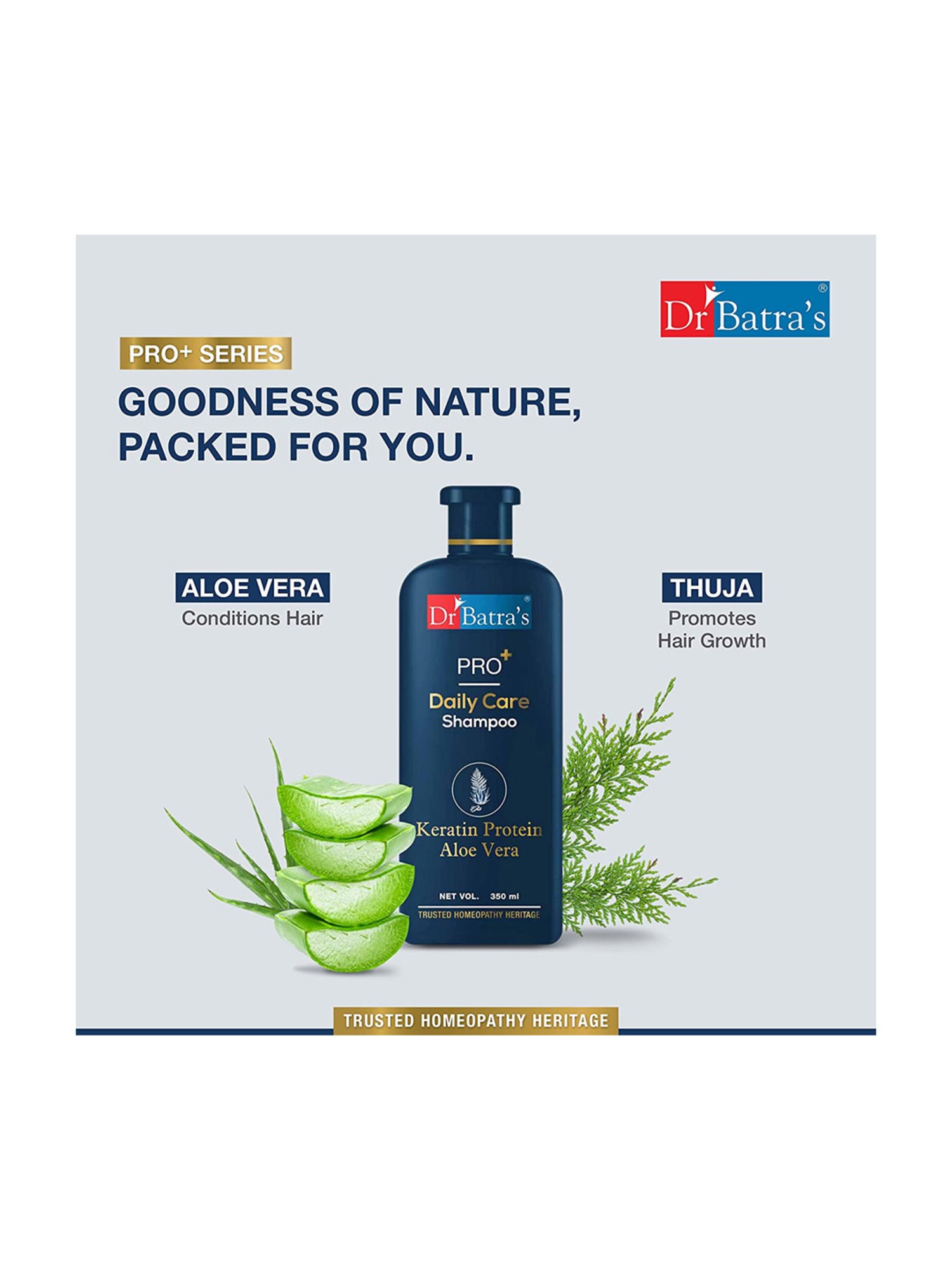 Dr Batra's PRO+ Daily Care Shampoo - 350 ml