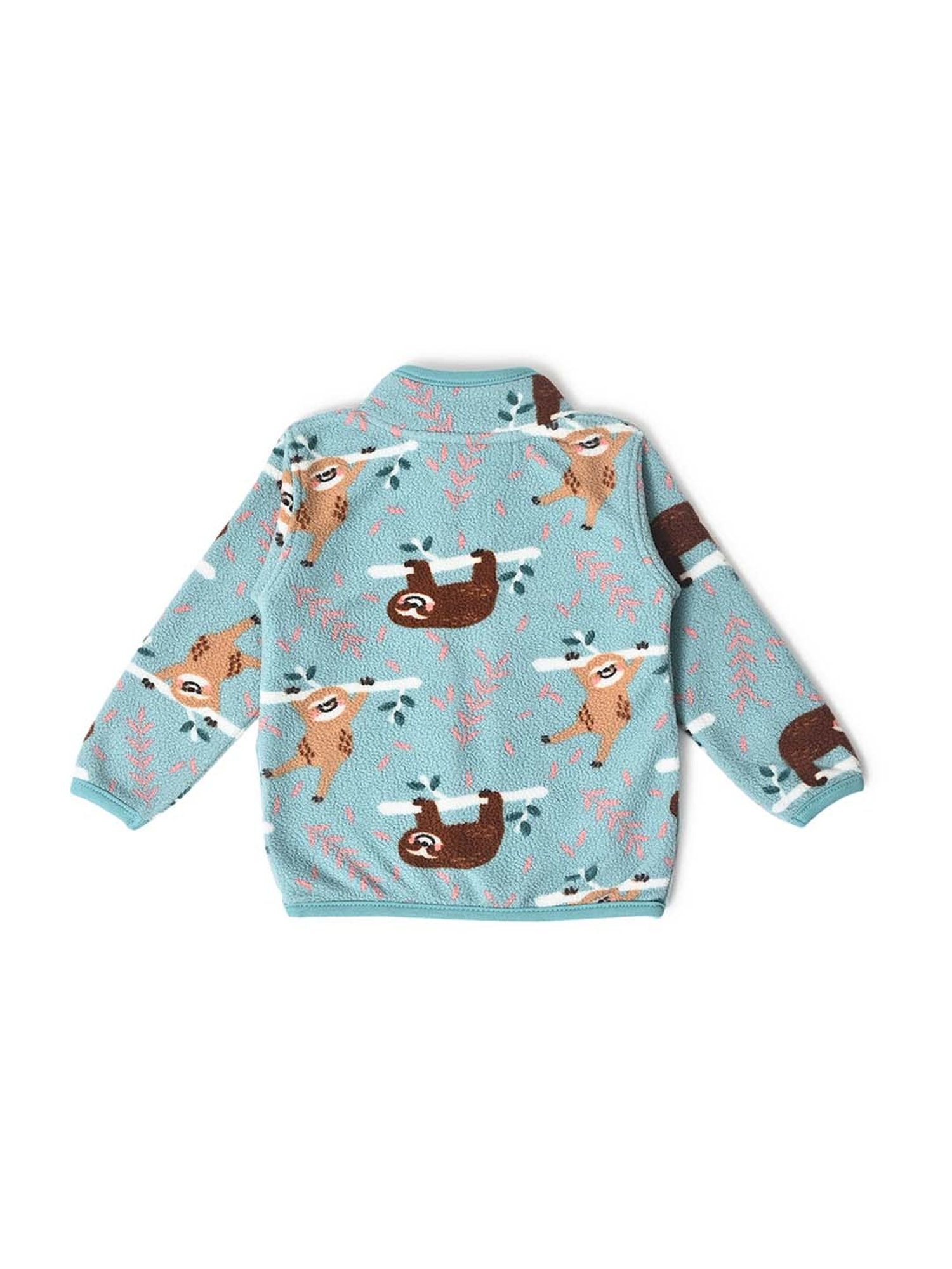 MiArcus Kids Blue & Brown Printed Full Sleeves Sweatshirt Set