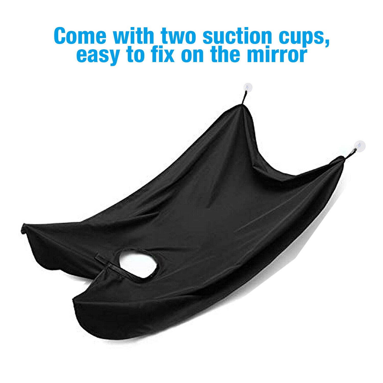 Men Facial Hair Trimming Catcher Beard Whiskers Bib Shaving Apron Cape Cloth USA