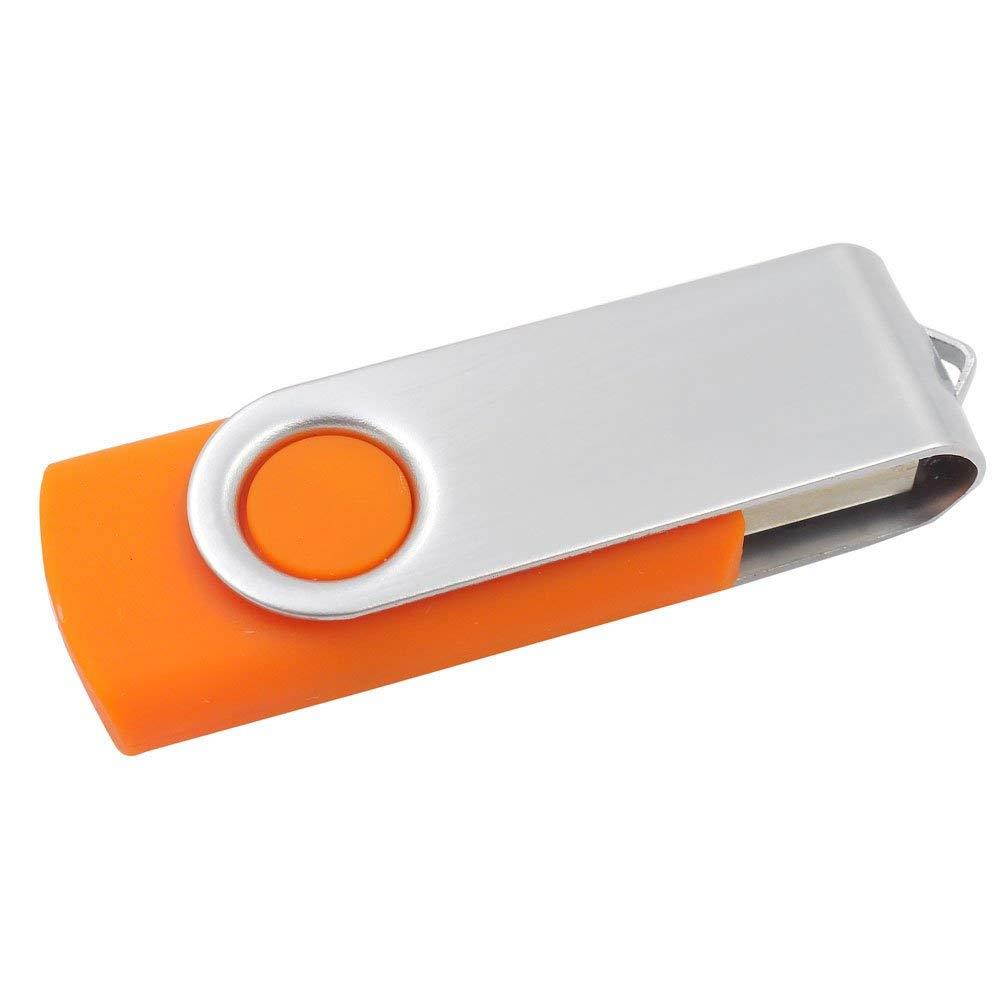 Swivel usb flash drives (4GB, orange)