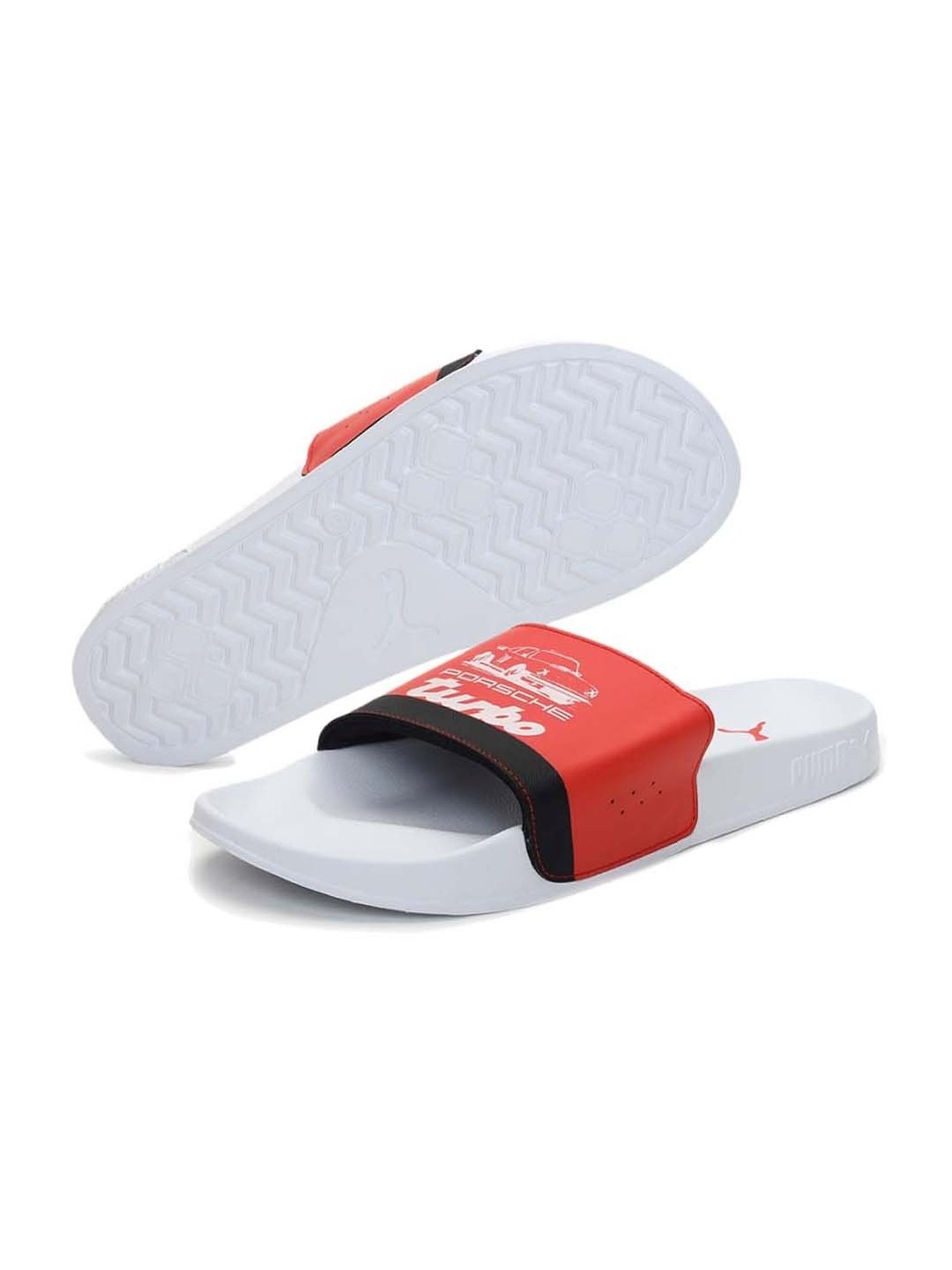 Puma Men's PL Leadcat 2.0 Red Slides