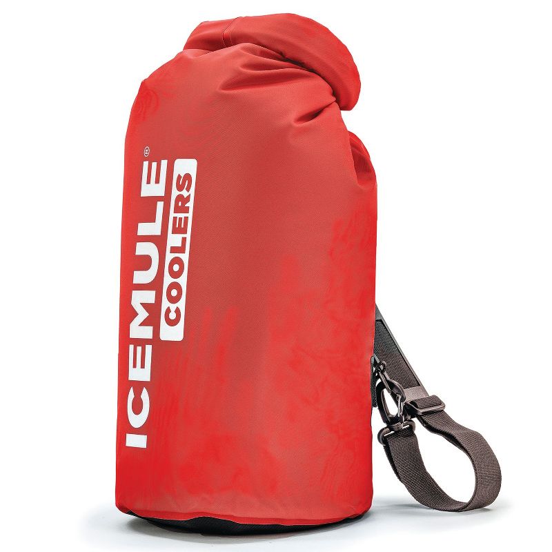 IceMule Classic Small Collapsible Portable Soft Side Roll Top 10 Liter 6 Can Lightweight Insulated Waterproof Leak Proof Backpack Cooler Sling Bag