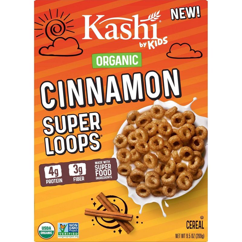 Kashi by Kids Loops Cinnamon Cereal - 9.5oz