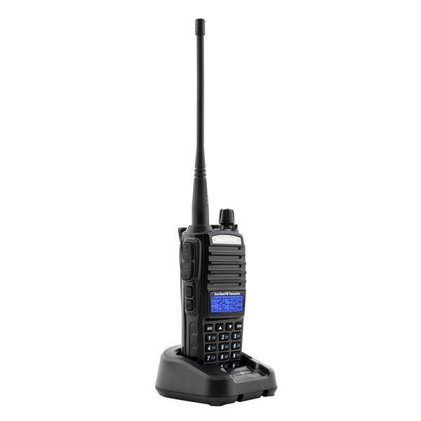 UV82 Dual Band Dual Standby Dual Display 5W Handheld Two Way Radio Walkie Talkie Black