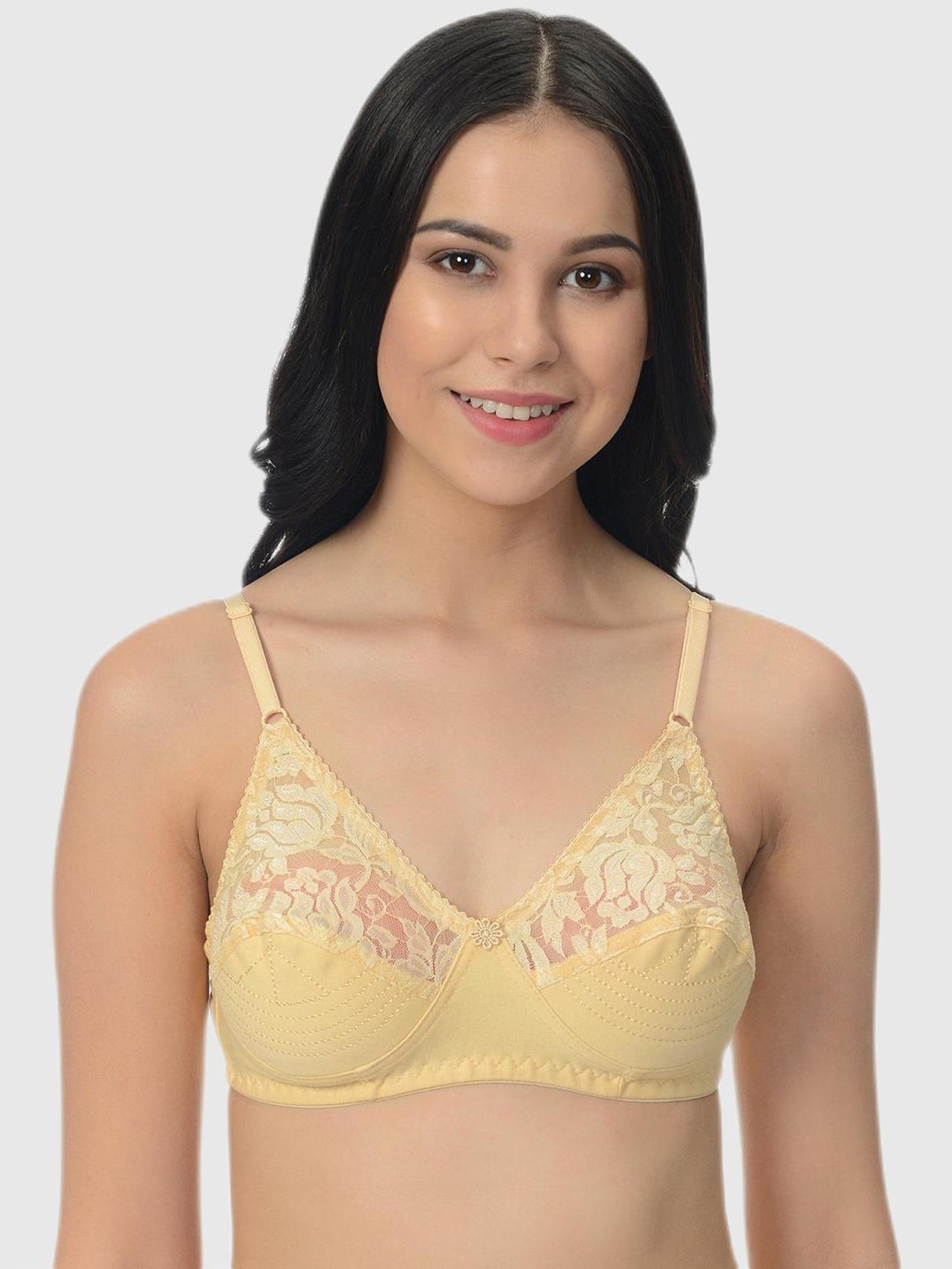 Mod & Shy Multi Lace Print Bra Set