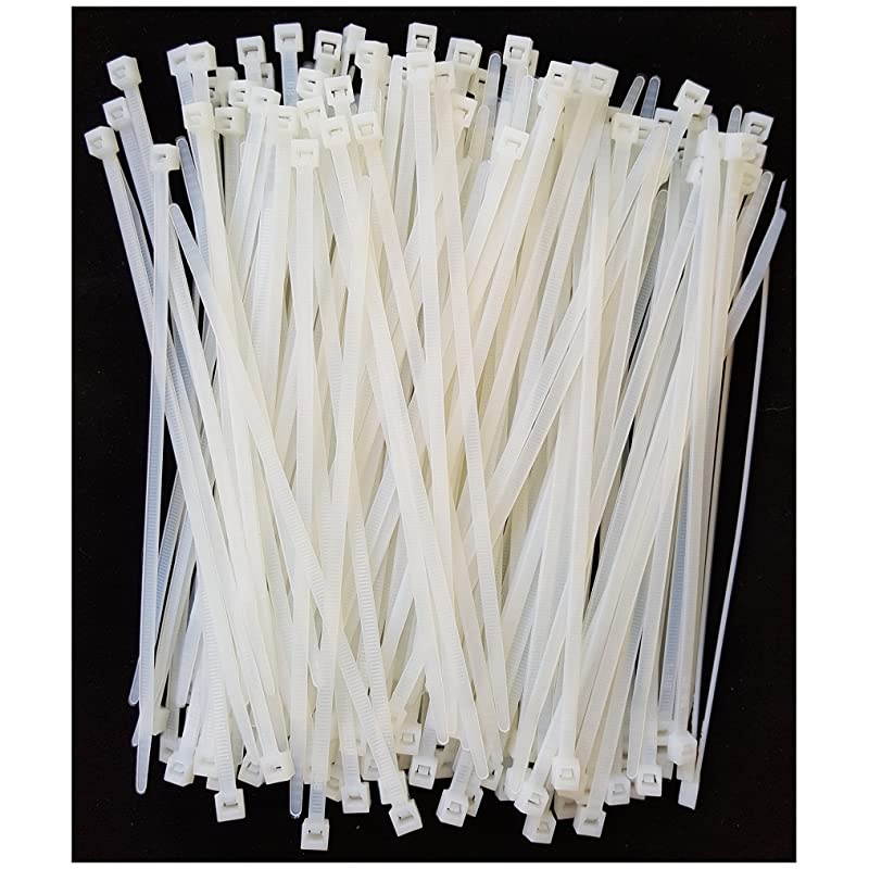 Ties Standard Duty 76 Inch Premium Nylon Wire Management ZipTies 50 LB Tensile Strength USA Strong Ties 1000 Pack Natural White