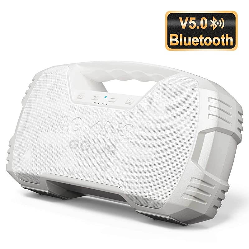 Portable Bluetooth Speaker,  40 Hrs Playtime Outdoor Waterproof Speakers with Lights, 25W Super Stereo Sound and Deep Bass, 100Ft Wireless Bluetooth Range, Built-in Mic, Indoor/Beach Party