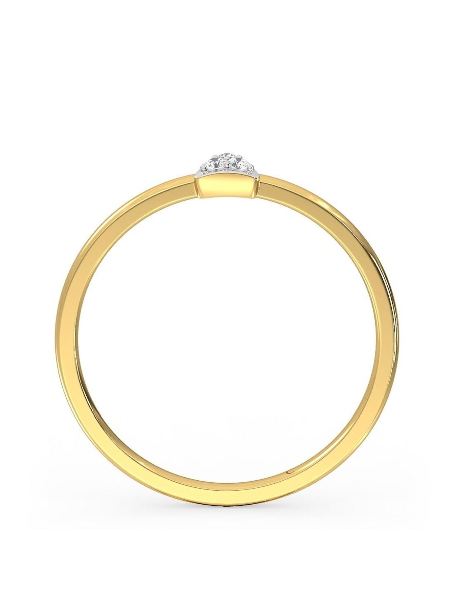 Candere by Kalyan Jewellers 18k Rose Gold & Diamond Ring for Women