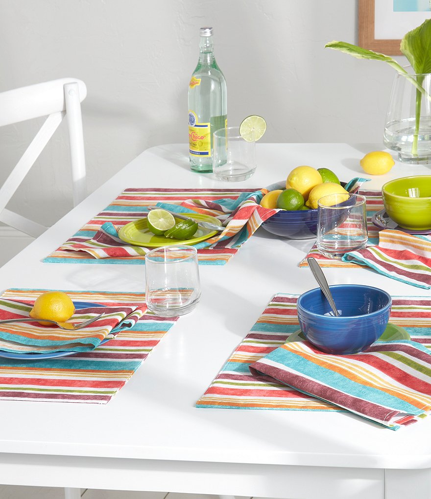Fiesta Cameron Stripe Napkins, Set of 4