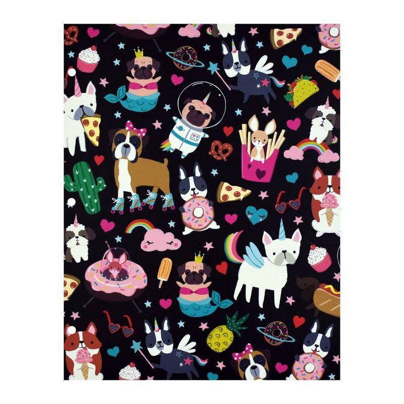 Mash Up 2 Pocket Paper Folder Black - Greenroom