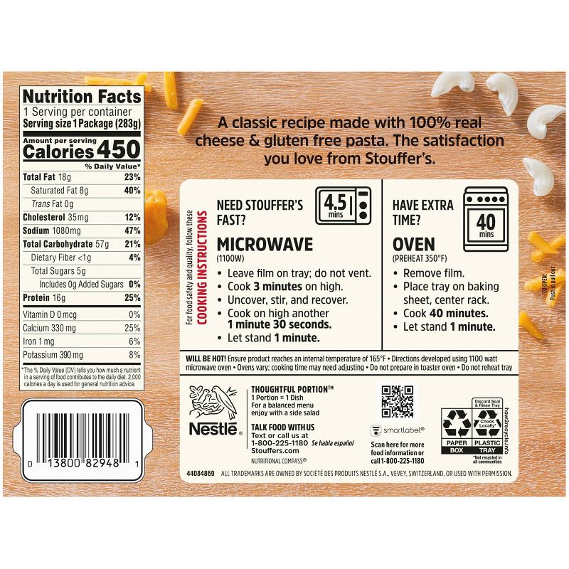 Stouffer's Gluten-Free Frozen Macaroni & Cheese - 10oz