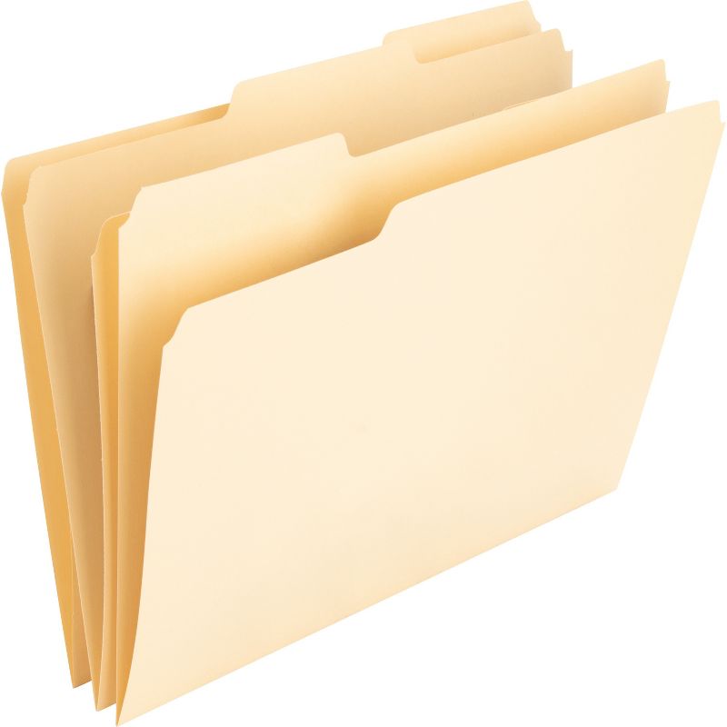 Nature Saver File Folders 1-Ply 11Pt. 1/3 Cut Asst. Tab Letter 100/BX MA 00836