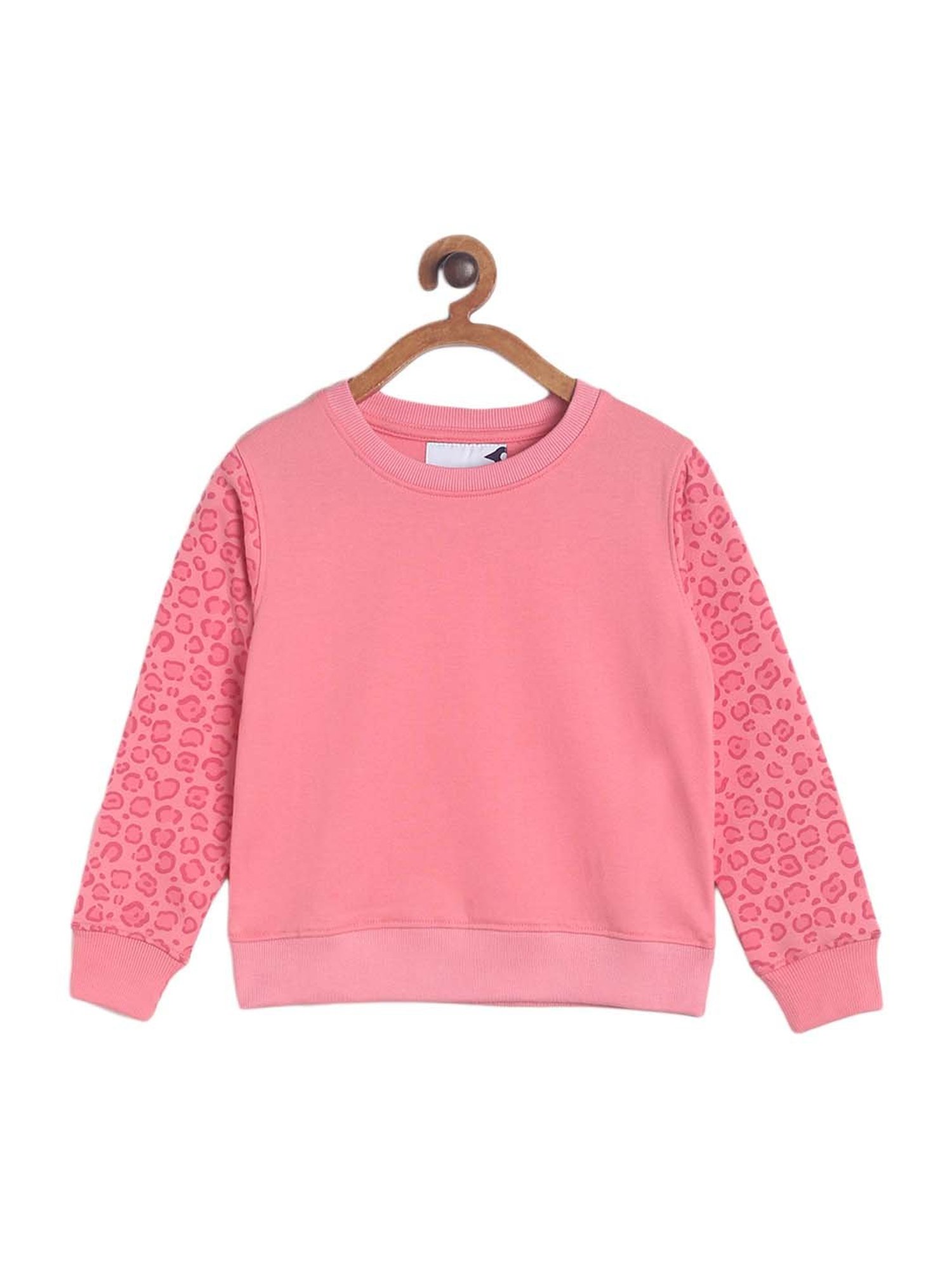 Tales & Stories Kids Pink Printed Sweatshirt