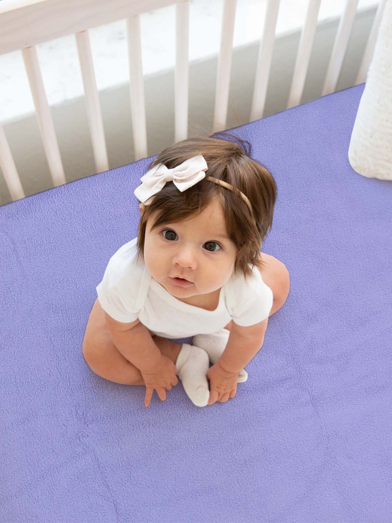 MiArcus Green Polyester 180 GSM Mattress Protectors (0-12 Month) - Set of 1