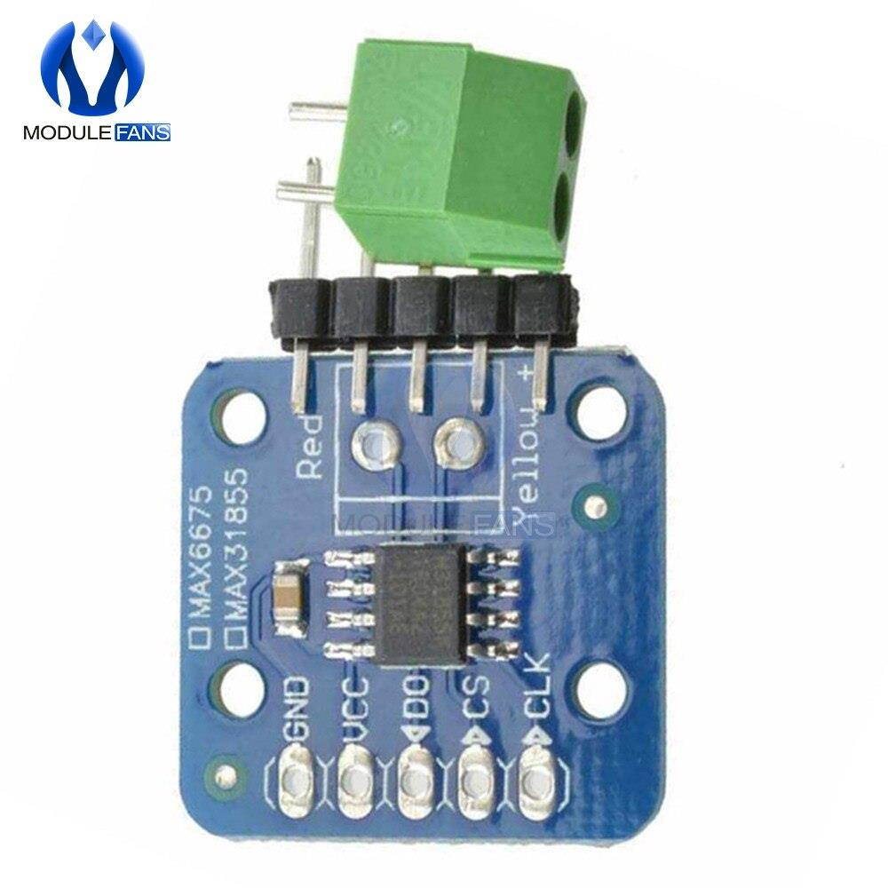 MAX6675 K Type Thermocouple Breakout Temperature -200 to 1350 Celsius Module For Arduino Module 3V-5V DC