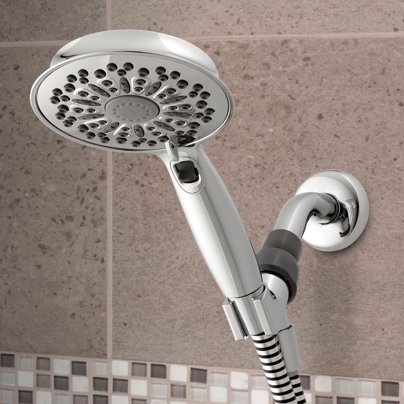 PowerSpray Hand Held Shower Head 6-mode Chrome- Waterpik