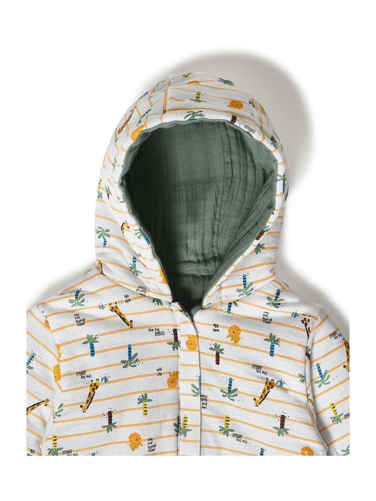 Kate & Oscar Kids White Regular Fit Full Sleeves Jacket