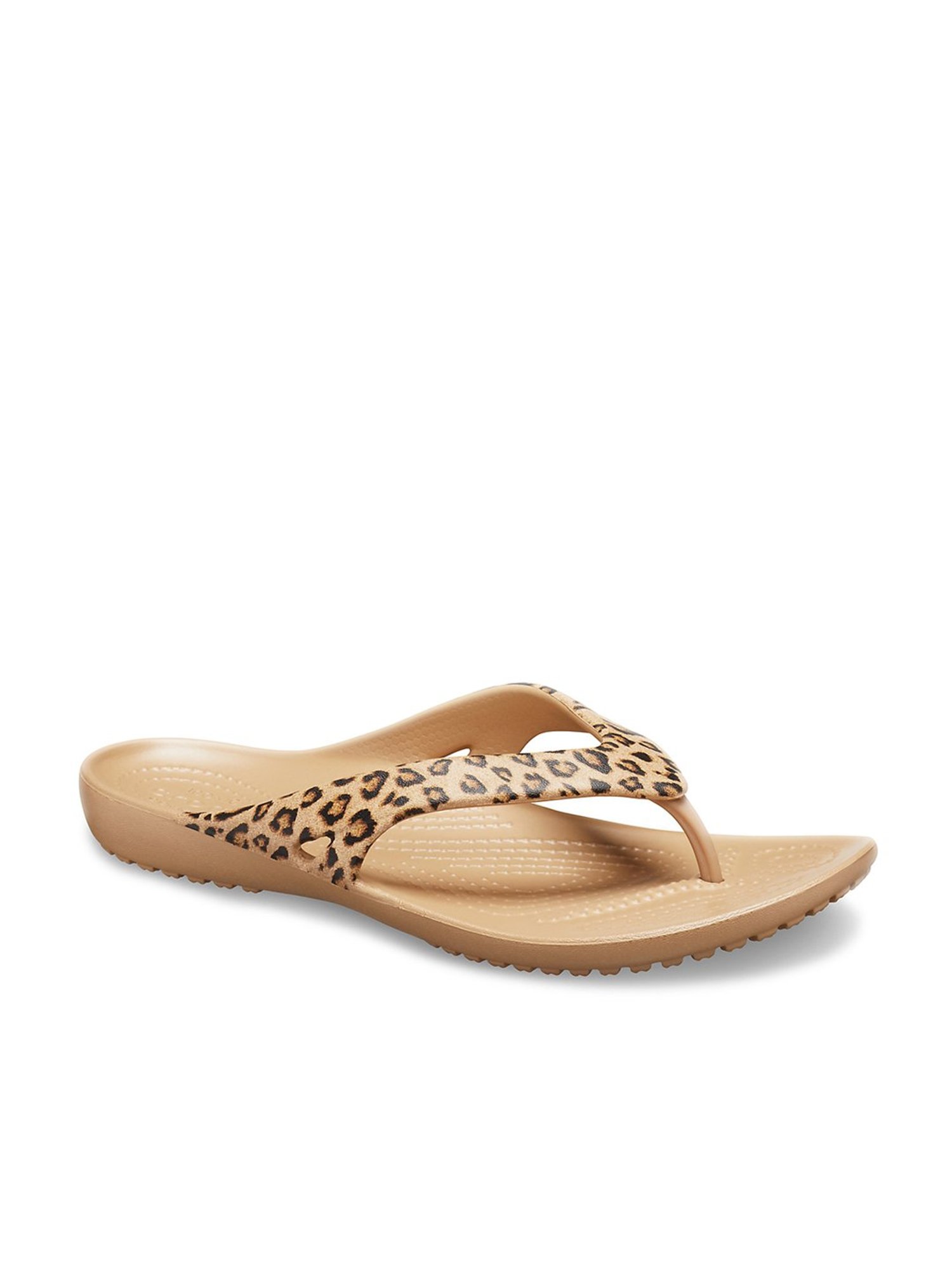 Crocs Kadee Beige Flip Flops