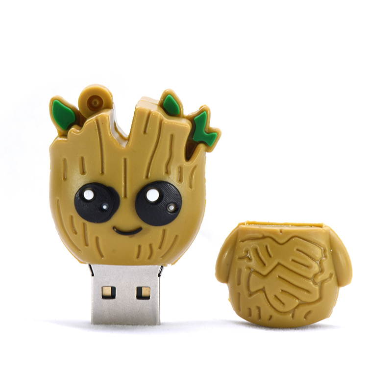 Usb flash drive 64GB Marvel Super hero Tree man pen drive memory Groot usb stick pendrive