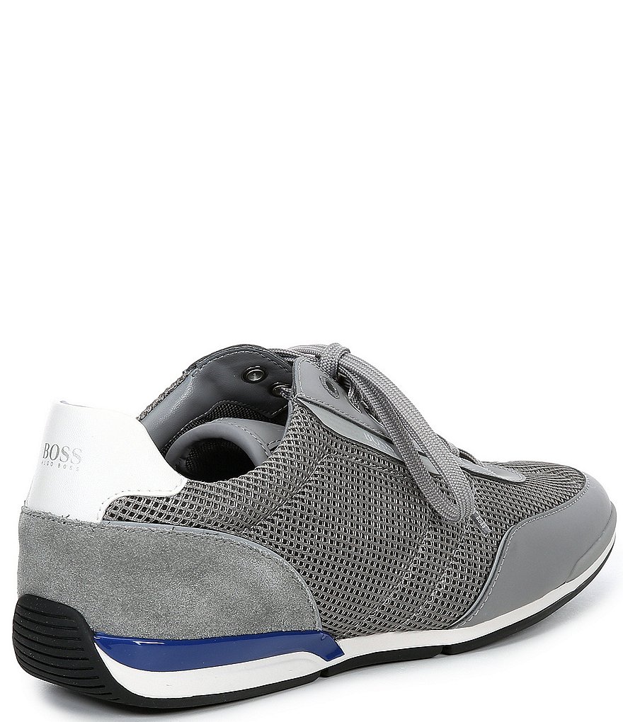 Hugo Boss Men's Saturn Low Mesh Lace-Up Sneakers