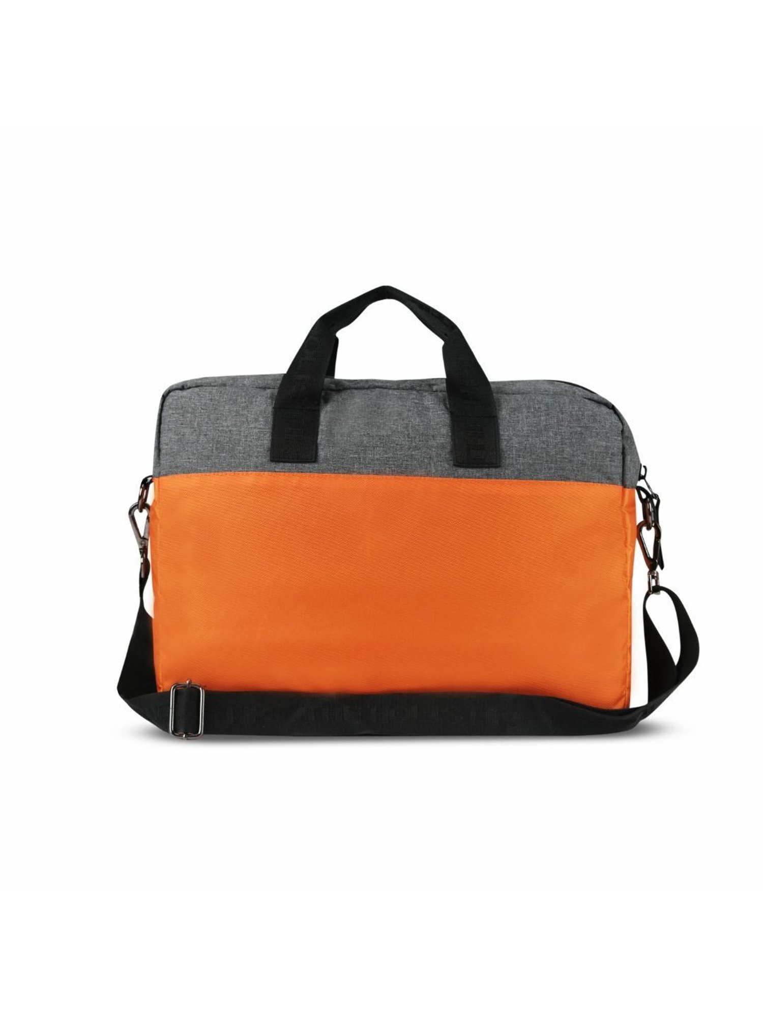 THE HOLISTIK Rovio Orange & Grey Medium Laptop Messenger Bag - 11.07 inches
