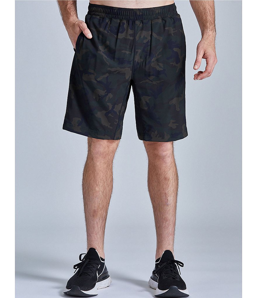 Fourlaps Advance Training 9#double; Inseam Camo Stretch Shorts