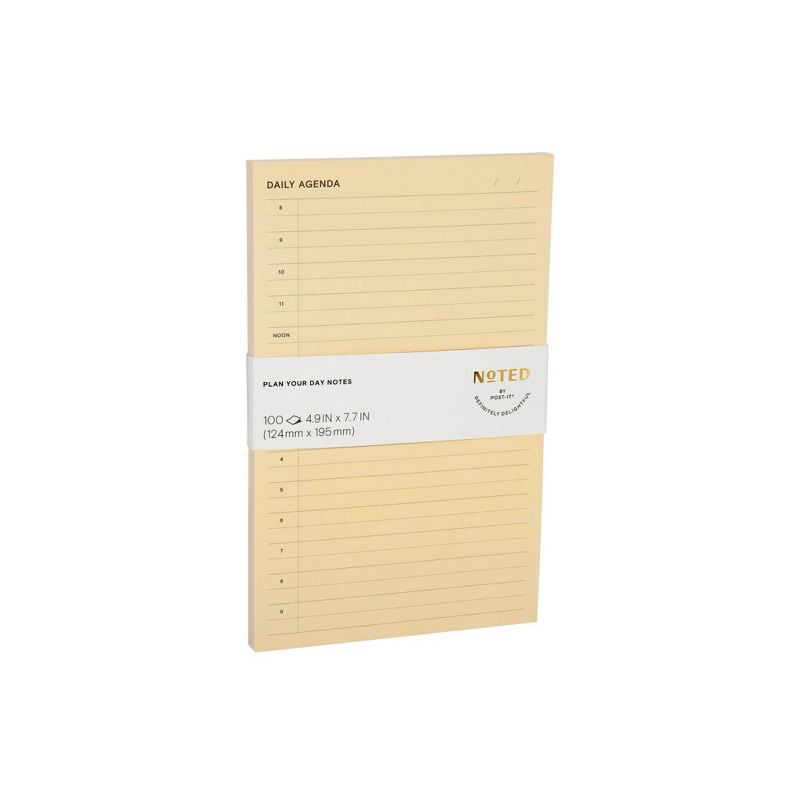Post-it Daily Agenda Notepad - Light Peach